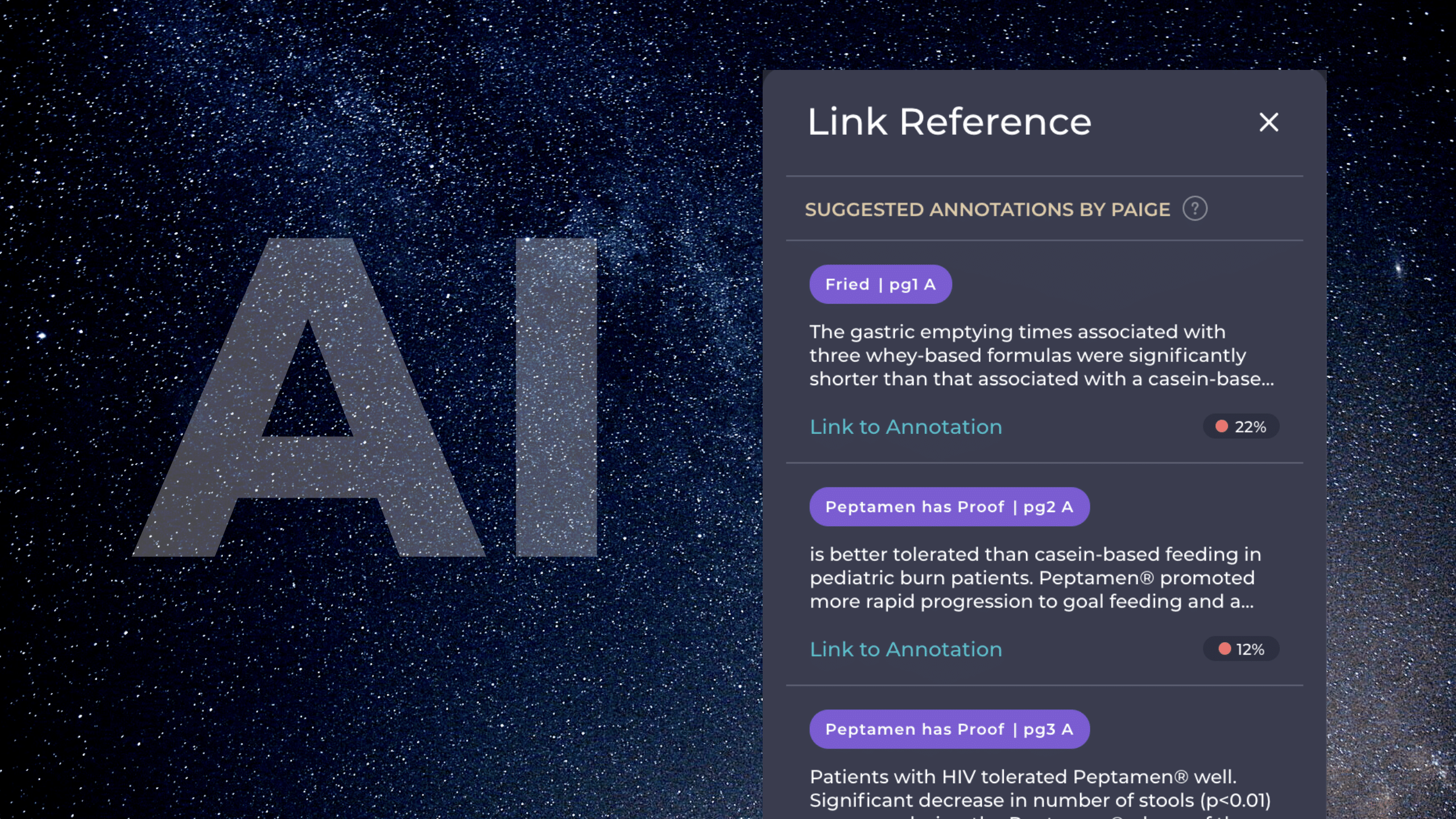 Introducing Paige: AI-Assisted References for Life Sciences